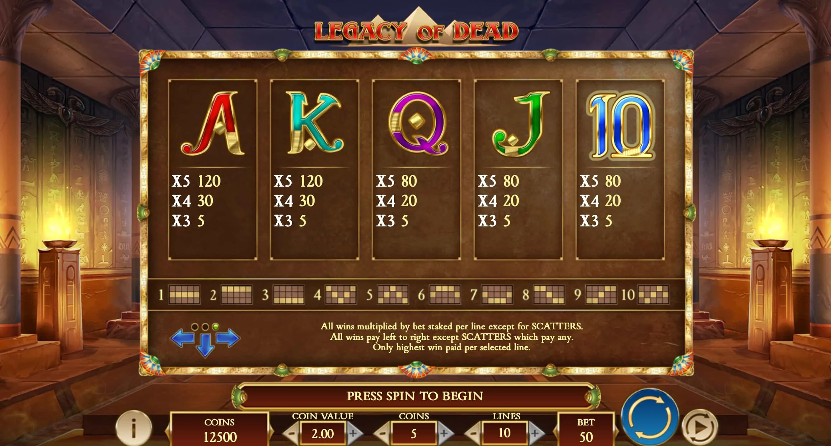 Wo gibt es Legacy of Dead — die Casinos